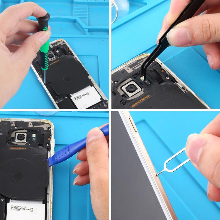 JF-8182 21 in 1 Repair Tool Set with Battery Adhesive & Waterproof Adhesive for iPhone 16 Pro Max