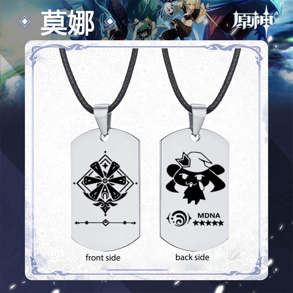 Модное мужское ожерелье с подвеской Genshin Impact, ролевые игры, подарки для любовников