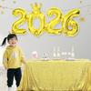 2026 Number Foil Balloons for Happy New Year Eve Party Decoration Photo Booth Props Supplies Christmas Home Decor Navidad 2026