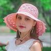 Summer Straw Beach Hat for Women UPF 50 Floppy Wide Brim Sun Protection Hat Foldable Travel Bucket Hat