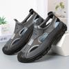Men'S Casual Street Sandals Solid Color Round Toe Sandals Non-slip Design for Hiking, Outdoor Activities and Daily Wear