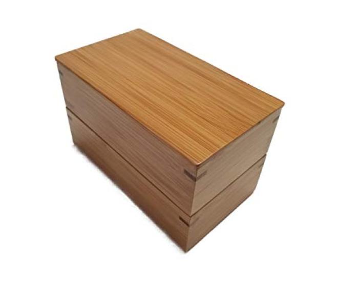 Kikusui Сделано в Японии Сусу Квадратный Длинный Двухъярусный Ланч-бокс