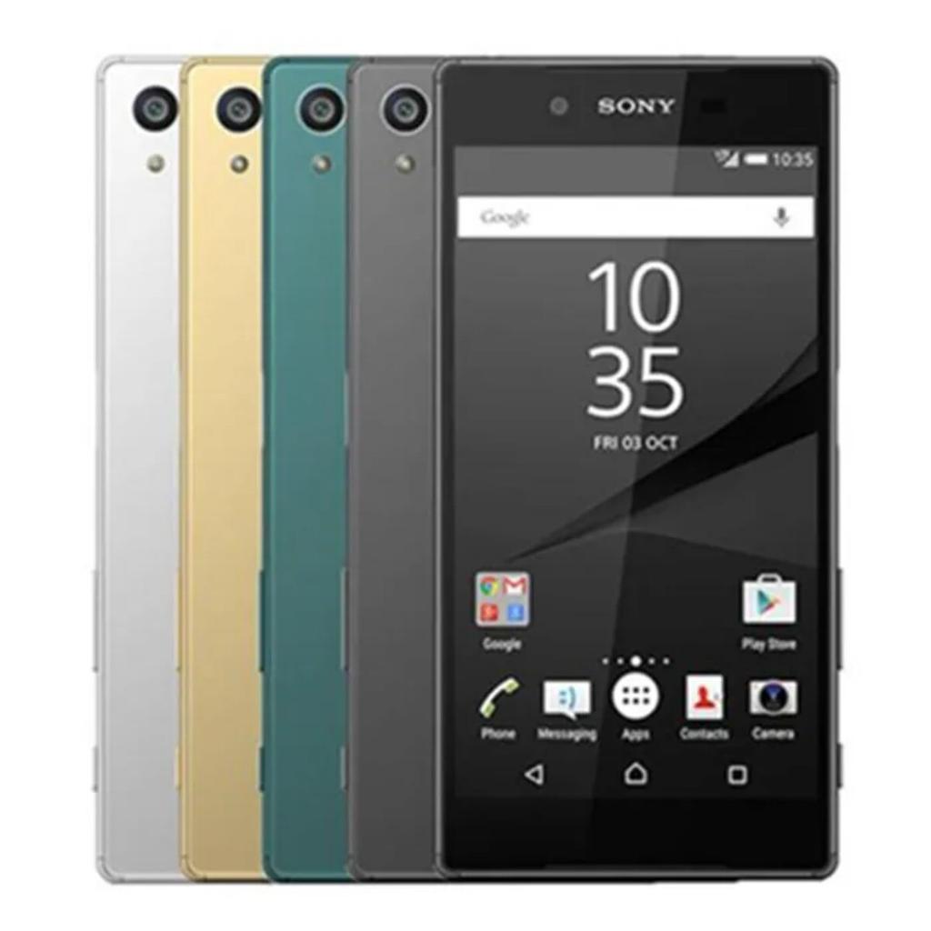 Восстановленный Sony Xperia Z5 Оригинальный 4G LTE 3 ГБ ОЗУ 32 ГБ ПЗУ Сканер отпечатков пальцев Разблокированный смартфон