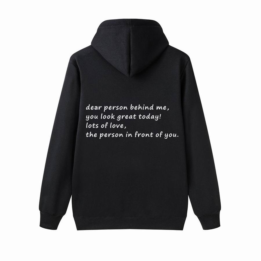 Осенняя толстовка с капюшоном «Дорогой человек позади меня», персонализированная толстовка с надписью «Be Kind Message», толстовки с капюшоном для психического здоровья, толстовки с длинными рукавами, пуловеры