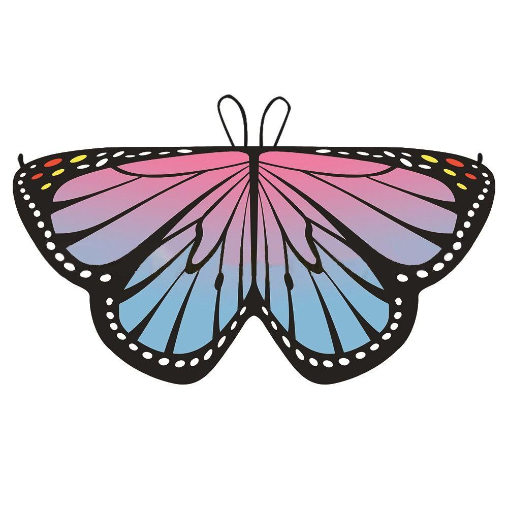 Costume Dress Gilding Sparkling Butterfly Wings Butterfly Wings Cape Shoulder Straps Fairy Wing