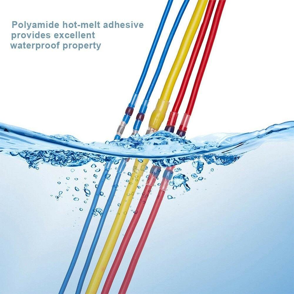 300W Electrical Mini Heat Gun Handheld Hot Air Gun with 300PCS Heat Shrink Butt for DIY Craft Embossing Shrink Wrapping PVC