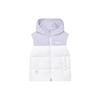 Casual Sports Zip Hooded Vest Women Vests Standard-White F11W349911F-WT