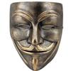Маска V Vendetta Смола Белая Медь V Странное Лицо Маска для Лица Бал-Маскарад Хэллоуин Гримаса Лица