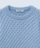 INTEMPOMOOD Croffle Round Neck Knit_Sky Blue