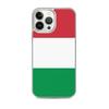 Coque iPhone - Drapeau Italie - iPhone 13 Pro Max - Souple - Multicolore - Verticale