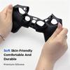 PS5 Compatible Controller Silicone Cover with Thumb Grip Caps, Anti-Slip Gamepad Skin