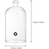 DOITOOL Smoking Cloche Dome Cover Glass Food Cover for Smoke Infuser Smoker Smoking Infusion Plates Bowls and Glasses