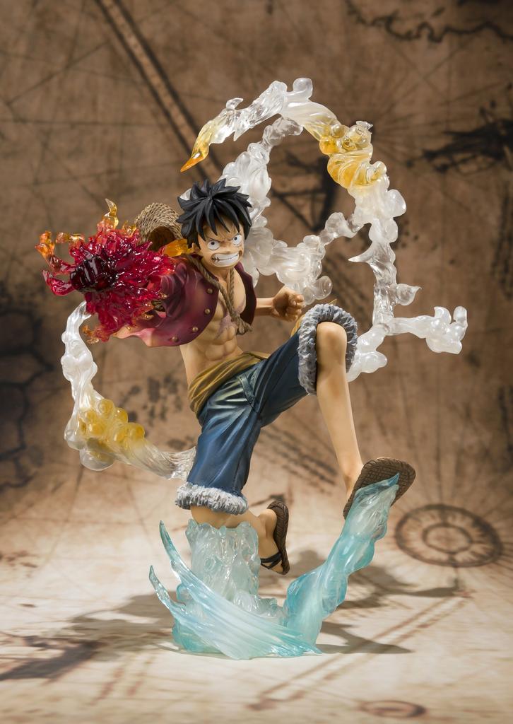 TAMASHII NATIONS FiguartsZERO Обезьяна Луффи Огненный Д. -Боевая версия. Кулак-резинка-