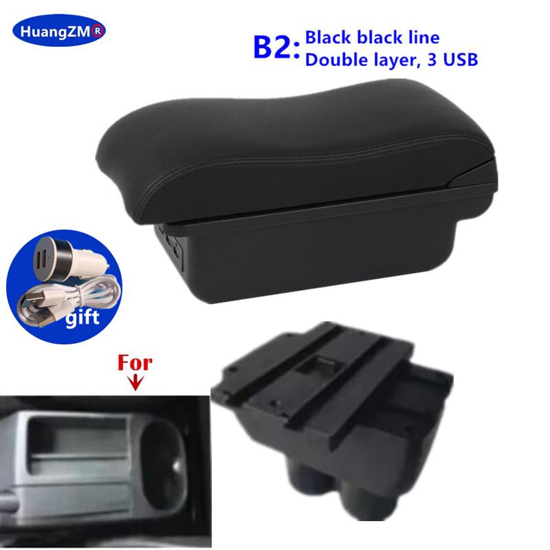 For VW Touran Caddy Armrest Box For Volkswagen VW Touran Caddy Central Storage box Interior Dedicated Retrofit Car Accessories