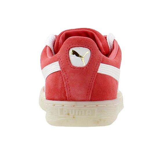 Puma Suede Classic B-BOY Fabulous Женские кроссовки Красный Пряный коралловый Белый 365559-02
