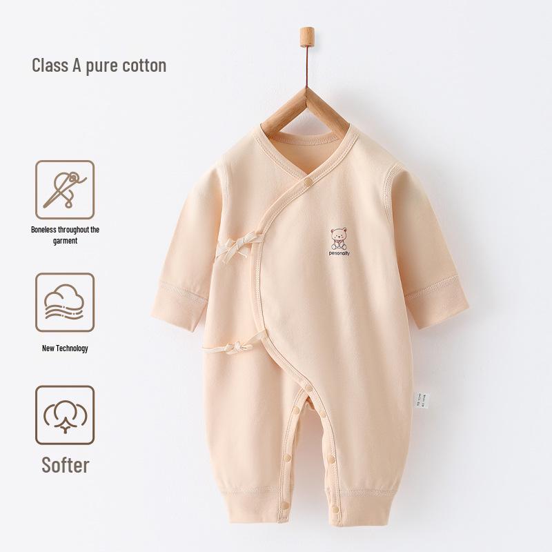 Детский боди из чистого хлопка - Монашеский комбинезон для новорожденных на все сезоны (0-3 месяца)
