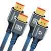 Thsucords 8K 4K HDMI Cable 2M High Speed Braided HDMI Cord 144Hz 48Gbps Compatible with Roku Qualified Billing Available 2.1 8K@60Hz 4K@120Hz