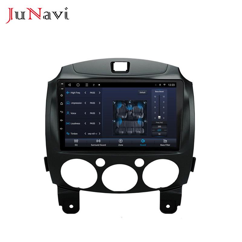 Мазда 2 (2007-2014) Android-навигация с большим экраном, Bluetooth и беспроводным CarPlay