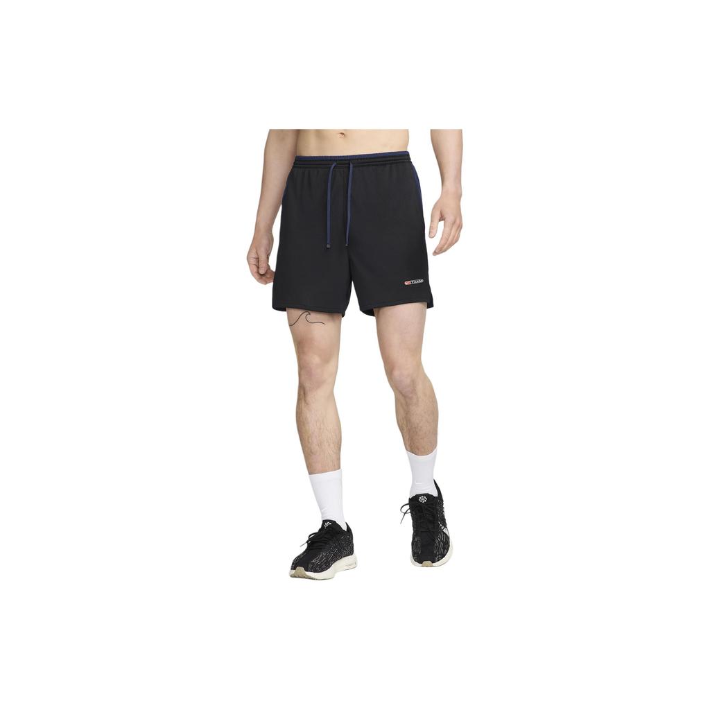 Nike Track Club Color Block дышащие повседневные шорты средней талии мужские шорты черные FZ7398-010