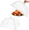 2pcs Foldable Food Cover Anti-Fly Mesh Food Cover Folding Umbrella Tent, Cake Cover Protectio