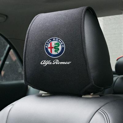 Car Seat Headrest Protective Cover Leather Pillowcase For Giulia Stelvio Giulietta 159 147 156 166 Car Accessories NM3