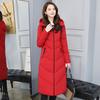 Новое зимнее пальто женское длинное свободное корейская версия выше колена хлопковая куртка плюс удобрение плюс размер хлопковая куртка пальто