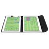 Foldable Football Soccer Magnetic Tactic Board Coaching Strategy Board with Marker Pieces and