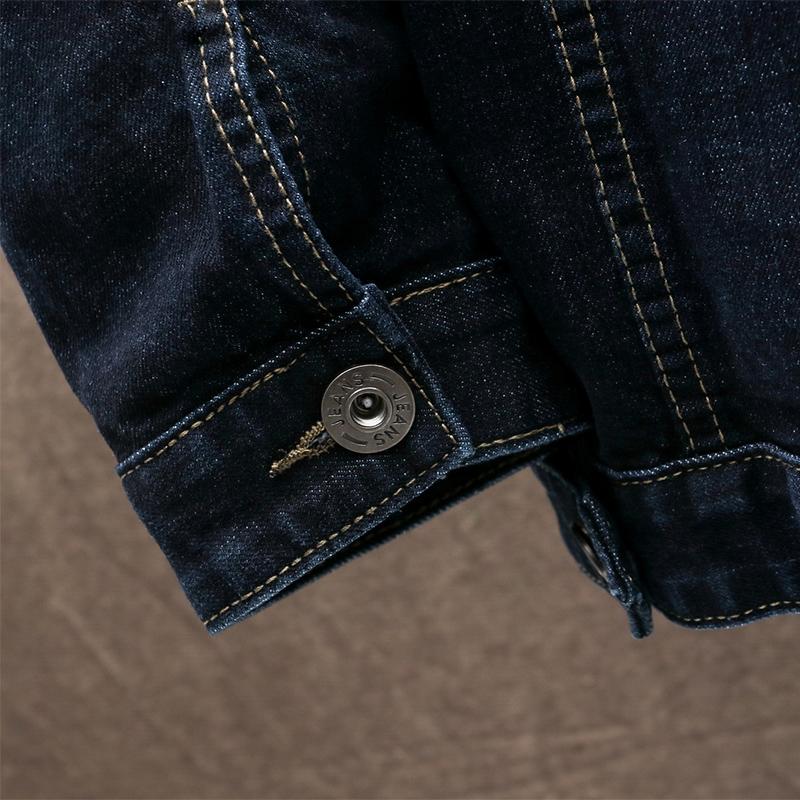 Мужская одежда, модная мужская джинсовая куртка больших размеров, осенне-весенняя верхняя одежда, повседневные мужские джинсовые пальто, большие размеры