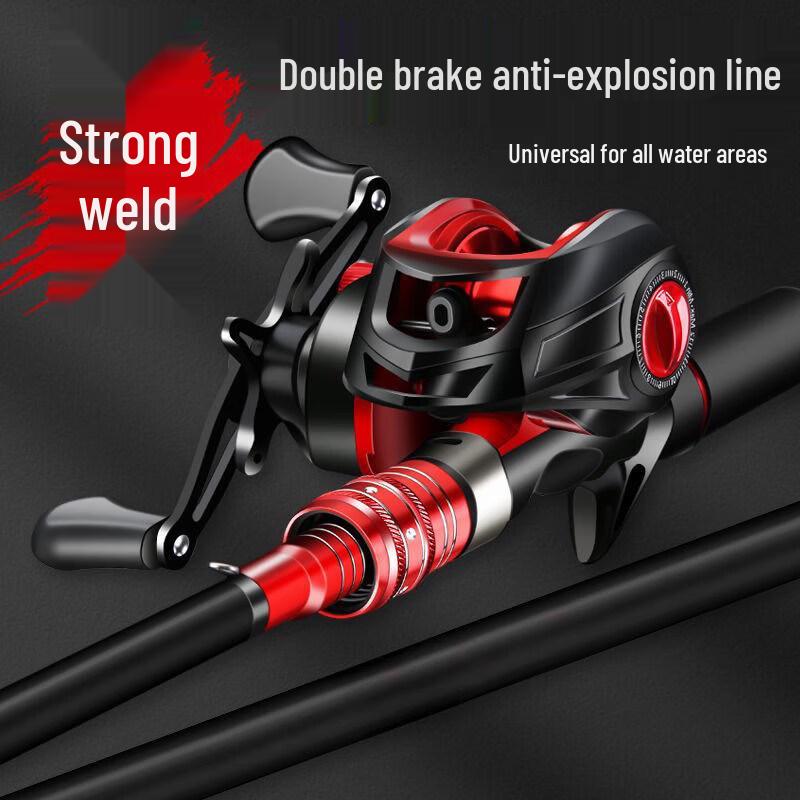 ZOCO Carbon Fiber Lure Rod & Baitcasting Reel Combo