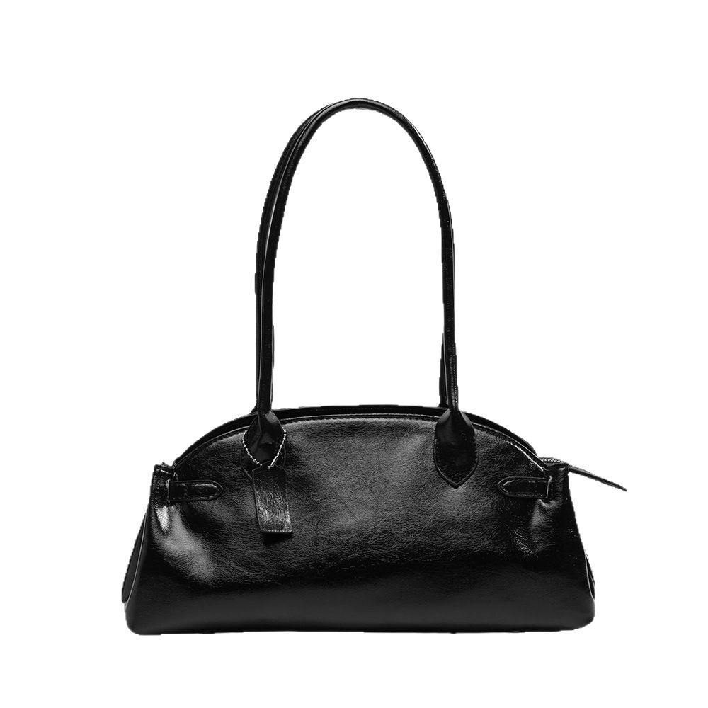 Korean-style retro bowling bag 2025 new model women's fashion versatile daily commuter shoulder bag underarm bag trendy