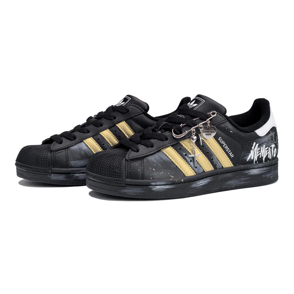 adidas Originals Superstar 2 Низкие Скейтбордические Кроссовки Унисекс Черные JI0079(Team1712-)