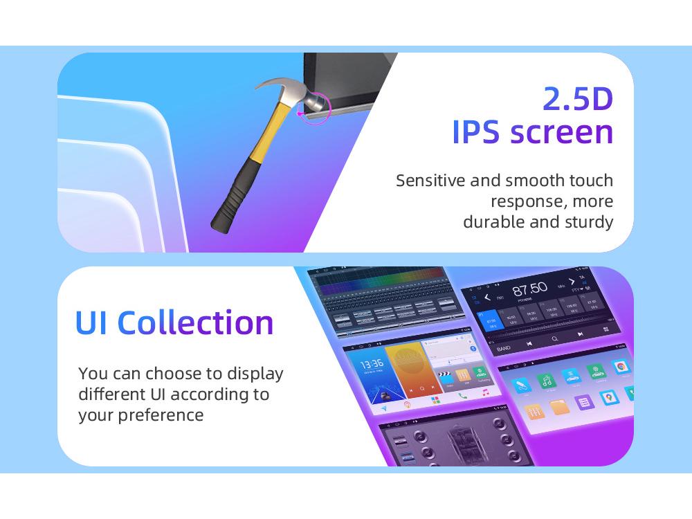Dodge Ram 2013-2018 Android Navigation Screen with Bluetooth & GPS