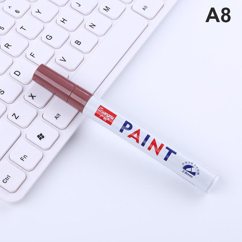 12 цветов, краска-маркер, устойчивая к выцветанию автомобильных шин, протектор шин, компакт-диск, металл, постоянный