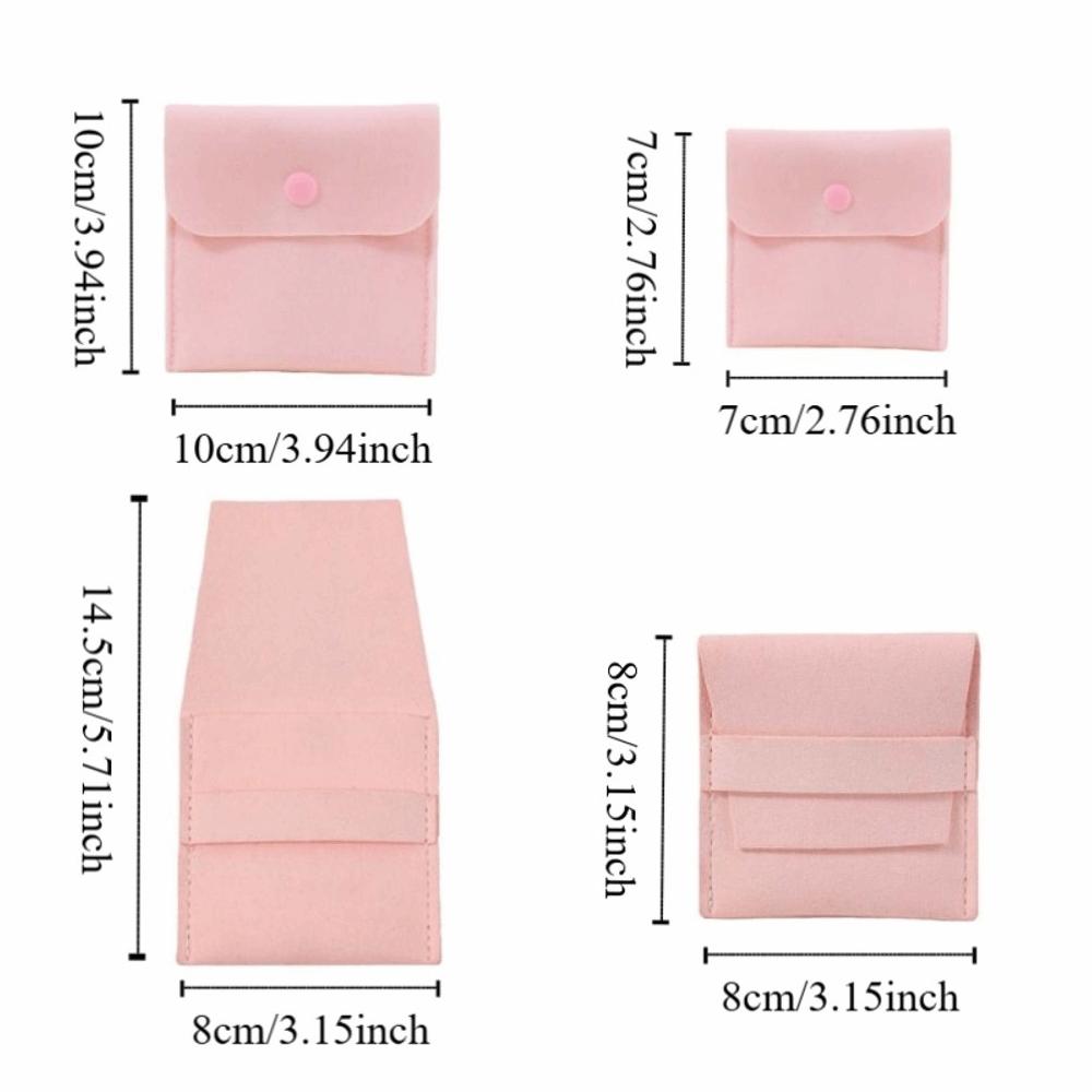Складной мешочек для упаковки ожерелья и кольца, маленький органайзер для серег, мини-мешочек для демонстрации ювелирных изделий, женский
