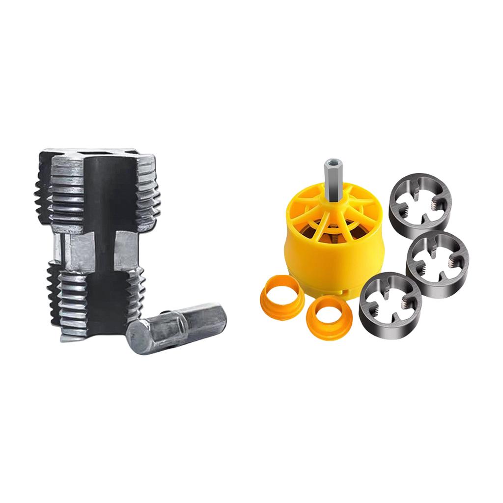 1/2-дюймовый 3/4-дюймовый инструмент для внутренней резьбы водопроводной трубы для ПВХ пластиковых труб, ручная электрическая дрель, ручной инструмент