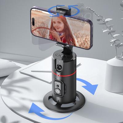 Держатель для телефона с автоматическим отслеживанием, вращение 360°, умная подставка для съемки, управление жестами, отслеживание лица, держатель-штатив для телефона для TikTok VLOG