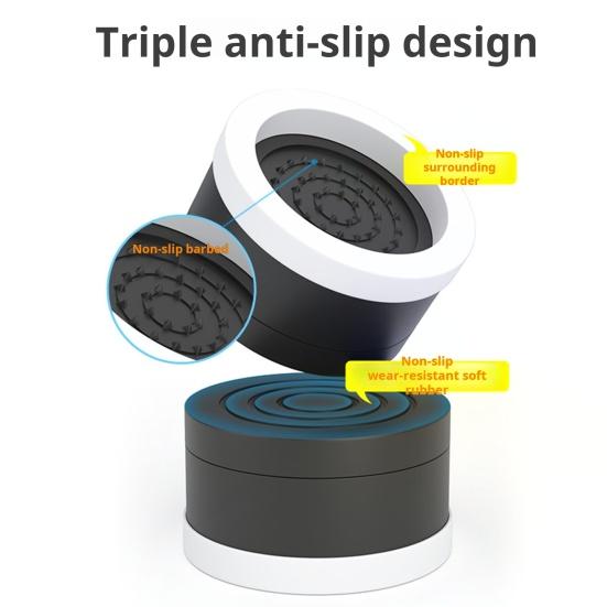 4 шт. Круглая мебельная подставка, прочная подставка для кровати, штабелируемая противоскользящая подставка для стола, дивана, стула, дивана, шкафа, подставка для ног, повышающая подставку для ног