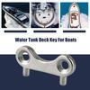 1 пара ключей для крышки топливного бака яхты, сменный ключ для крышки топливного бака для морской лодки, нержавеющая сталь, ключ для заливки палубного бачка