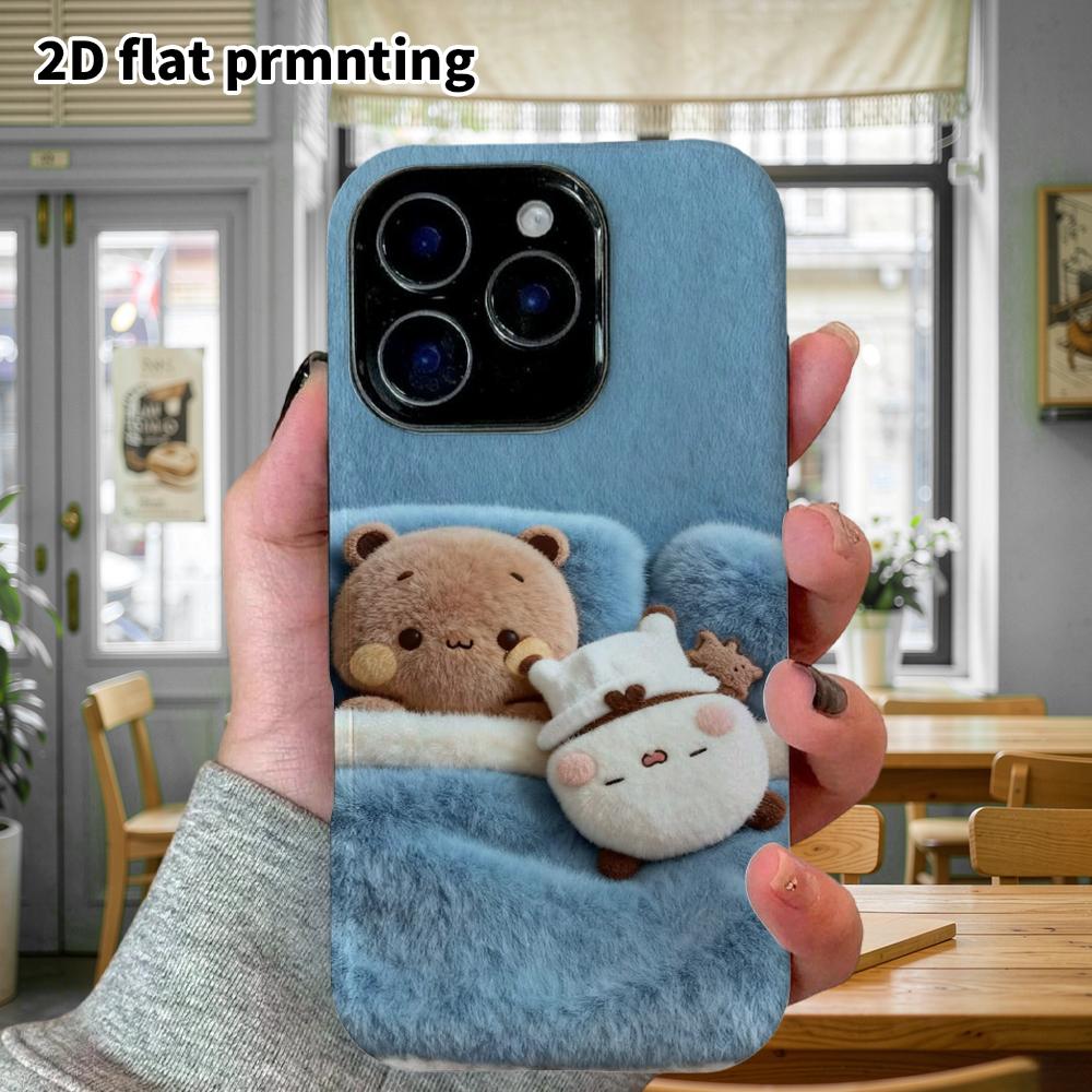 Phone Case: 2D flat Samsung Galaxy A34 A35 M05 M06 S20 S22 S21 FE Plus 5G protective case, lying quietly on the pillow, perfect Christmas and Hallowee