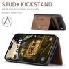 For iPhone Air Case JEEHOOD J01 Retro Leather + TPU Phone Cover Detachable Magnetic Card Holder