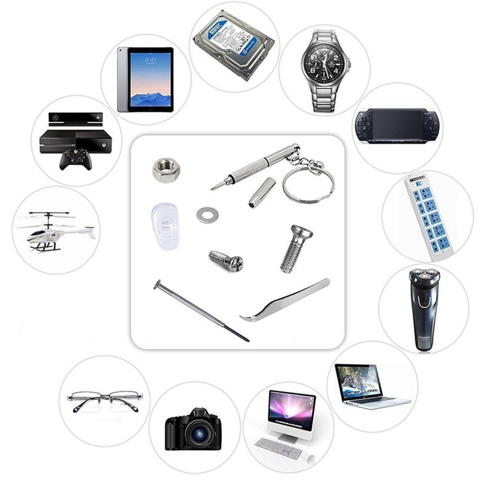 Stainless Steel Small Screws M1/M1.8/M2/M2.5 Machine Screws Repair Screws  Watches