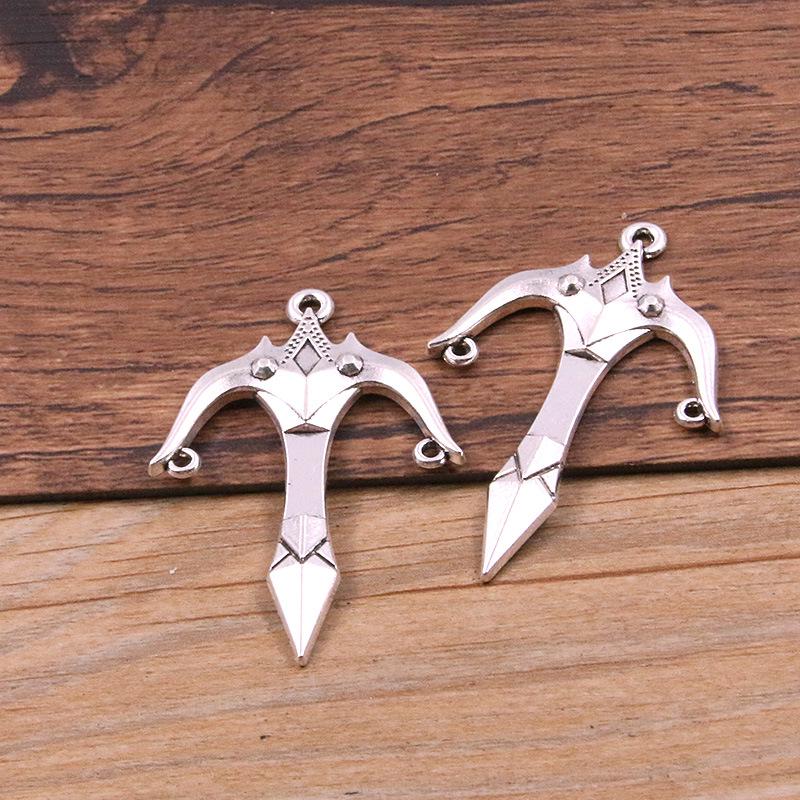 15 DIY Подвесок-Оружия из Сплава: Мечи, Ножи, Пистолеты, Луки и многое другое