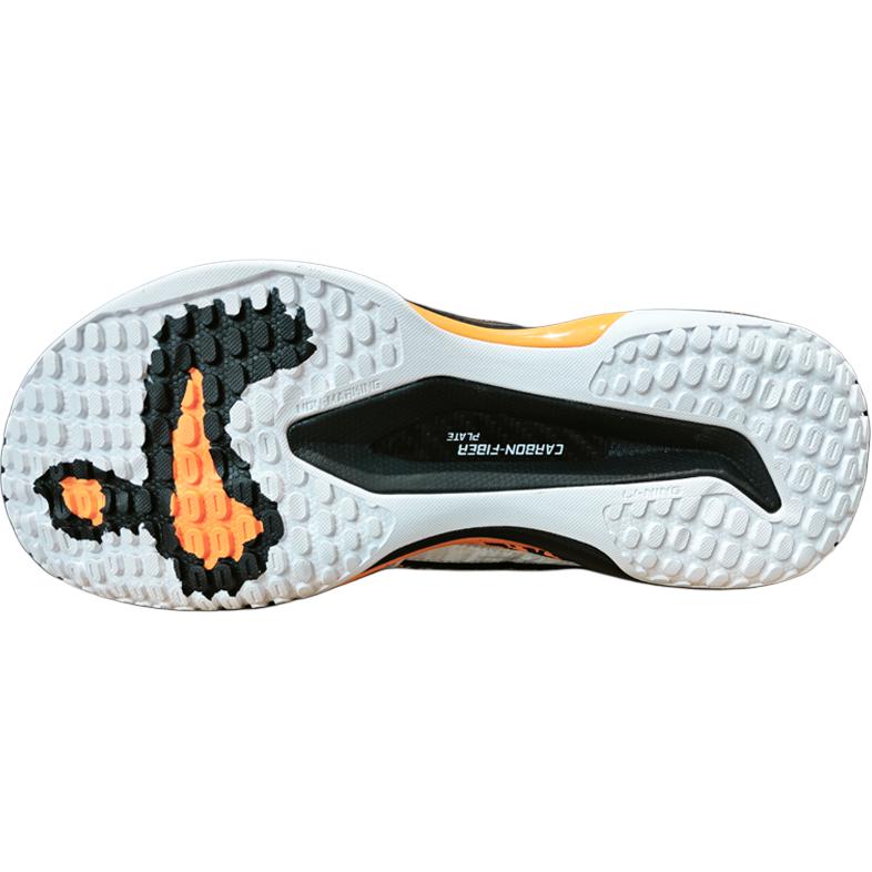 Li Ning Амортизирующие Нескользящие Износостойкие Низкие Бадминтонные Кроссовки Мужские Белые AYAR015-16