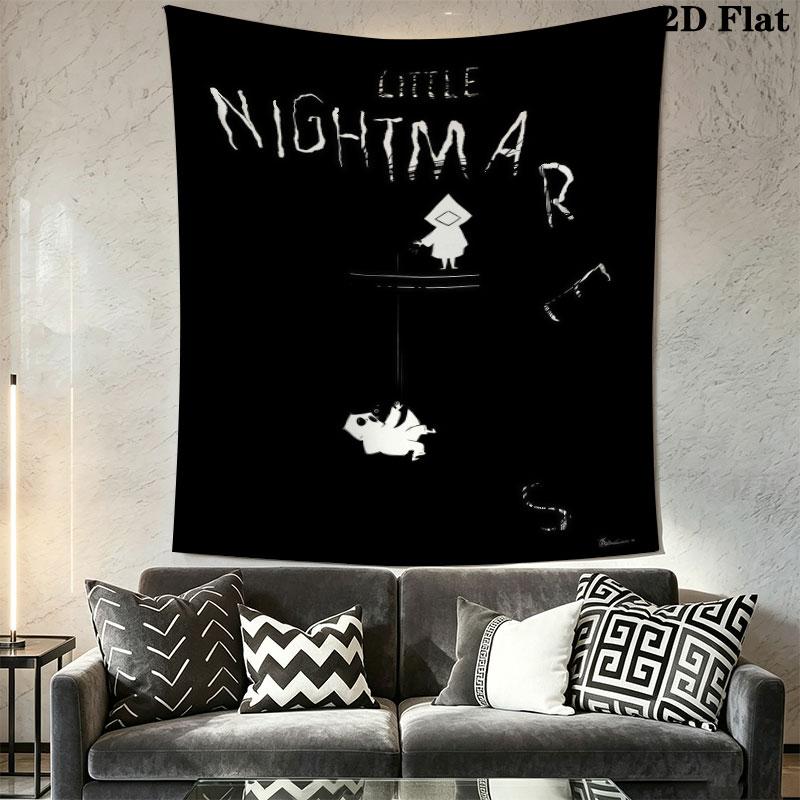 LN Dark Journey Wall Tapestry Aesthetic Wall Hanging Printed Fabric Blanket Decorative Tapestries for Bedroom Living Room Home Decor