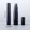 10Ml Portable Uv Glass Refillable Perfume Bottle With Aluminum Atomizer Spray Bottles Sample Empty Containers