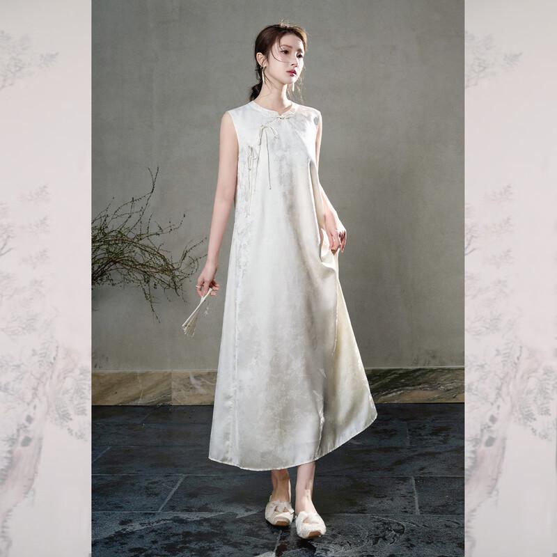 JK&JS New Chinese Style Modified Cheongsam Long Dress