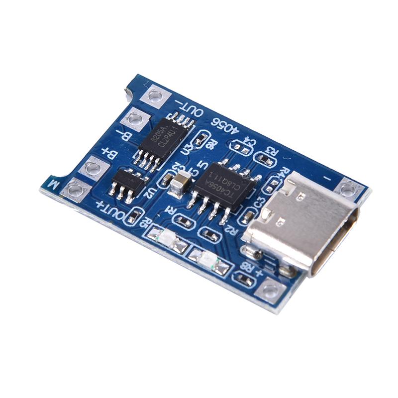 5шт Type-C Usb 5V 1A 18650 Tp4056 Модуль зарядного устройства для литиевой батареи Зарядная плата