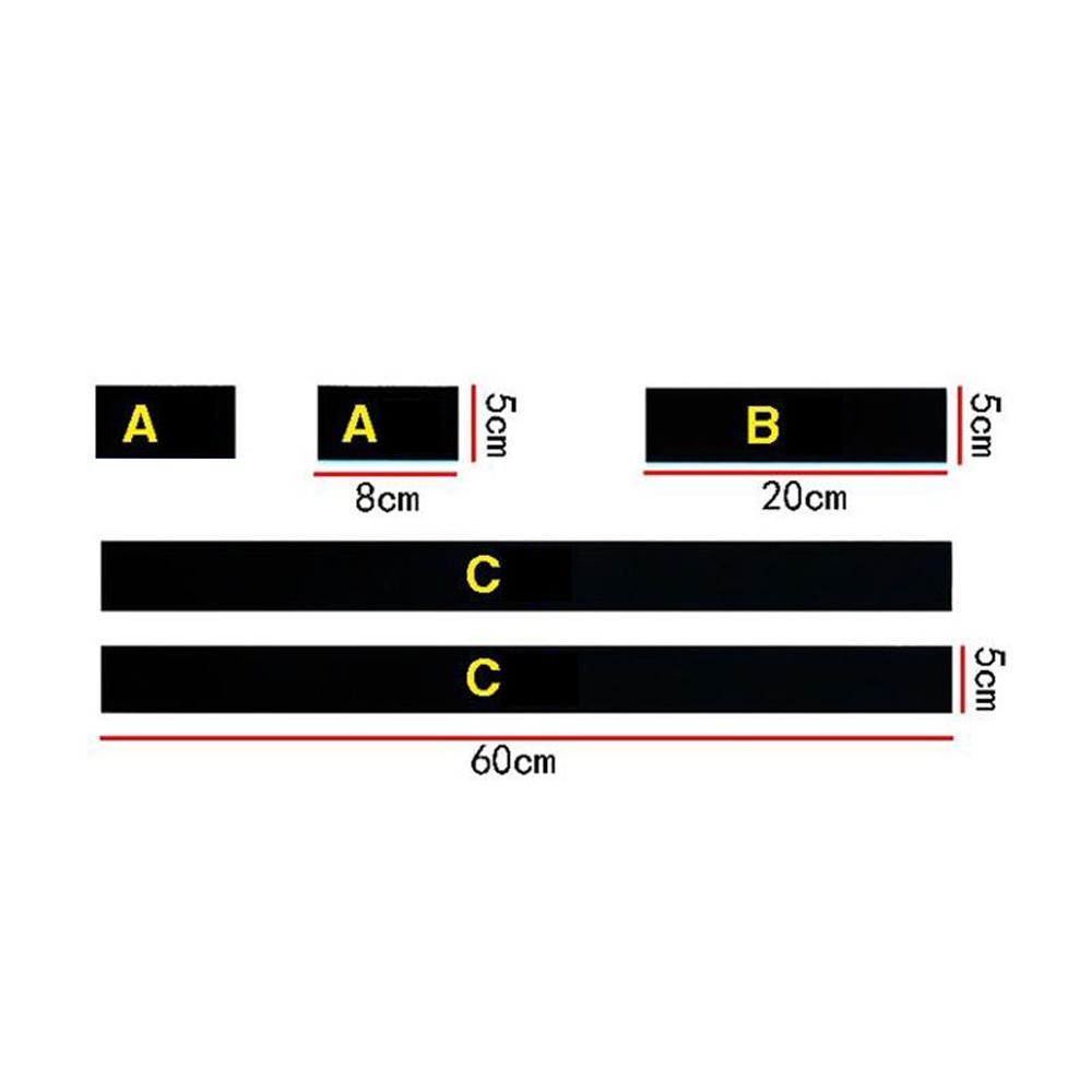 5PCS Safety Black Nylon Fire Extinguisher Holder Magic Buckle Car Trunk Bag Bandage Tape