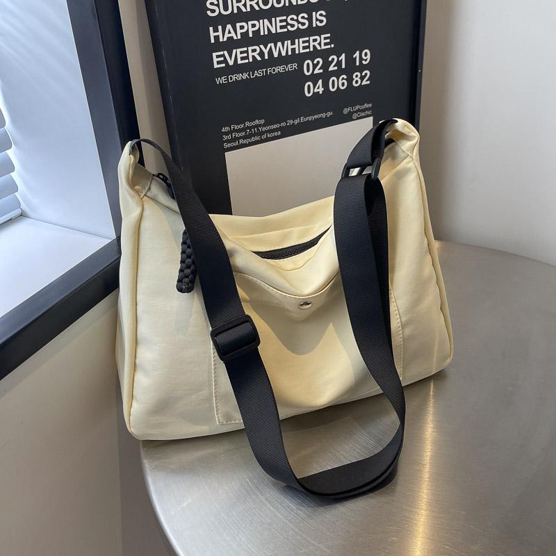 Сумка-тоут, японская повседневная спортивная сумка для женщин, простая, универсальная, большая вместимость, сумки через плечо, модная мужская сумка через плечо