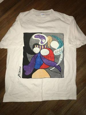 Репринтные футболки унисекс Un Tr Vtg Pablo Picasso Cubism Artist Pop Fineart 80S 90S